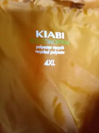 Cazadora acolchada verde 4XL