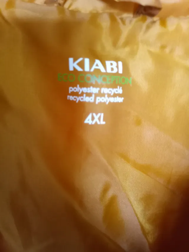 Cazadora acolchada verde 4XL