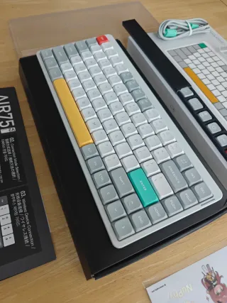 Teclado Nuphy Air75 Low Profile Blanco