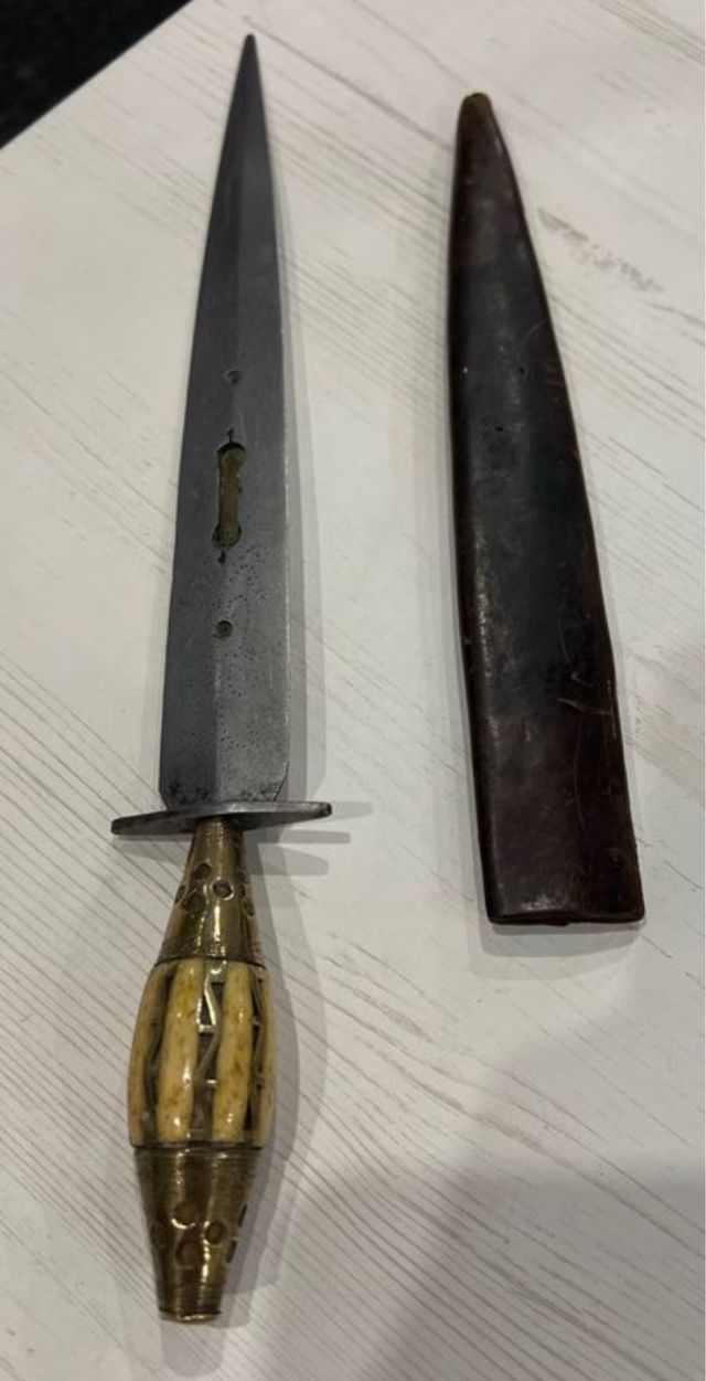 Daga antigua decorativa coleccionista