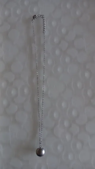 Collana donna bigiotteria ciondolo sfera