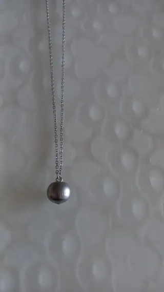 Collana donna bigiotteria ciondolo sfera