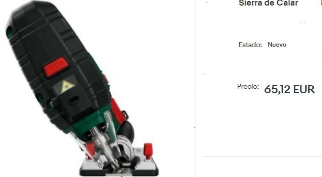 Sierra Caladora Parkside 800W LED Láser