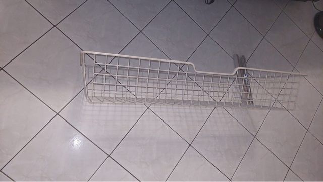 Cestone a rete in metallo beige