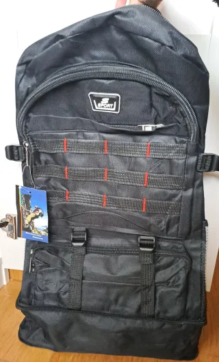 Mochila Senderismo 55+10L Negra