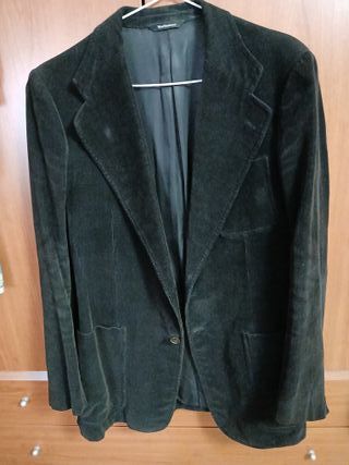 Americana Pana Negra Hombre T40