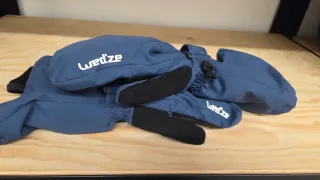 Manoplas Wedze Azul Talla 10 Años