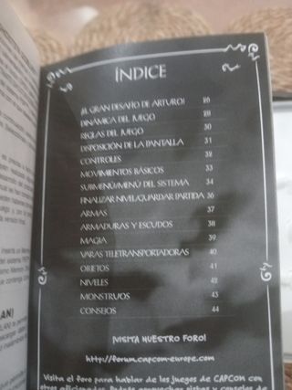 Ultimate Ghosts'n Goblins PSP Carátula y Manual