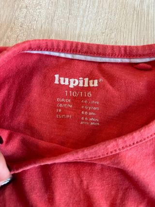 Maglietta rosa Lupilu 4-6 anni 100% cotone