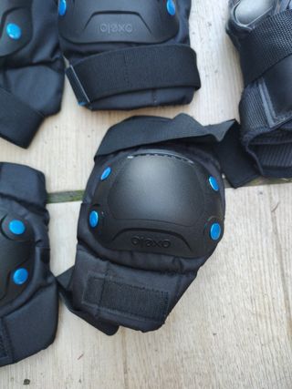 Protecciones Oxelo Patinaje Rodillas, codos,muñeca