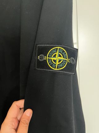 Sudadera Stone Island Negra Hombre