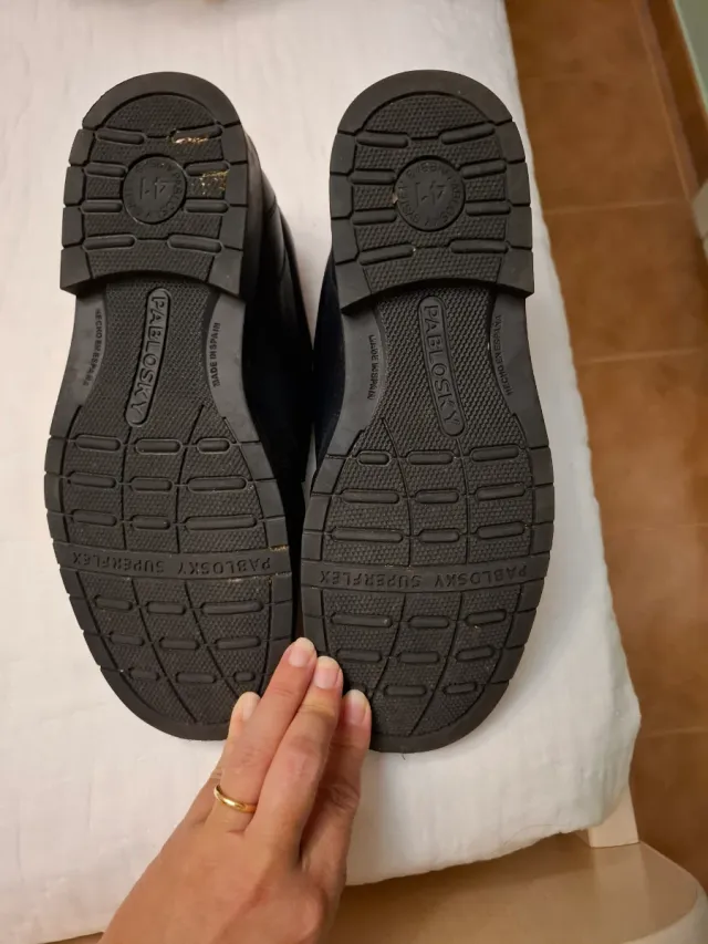 Zapatos Pablosky Negros Velcro