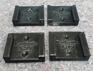 PARKSIDE 20 V –4 Soportes rectos para baterías