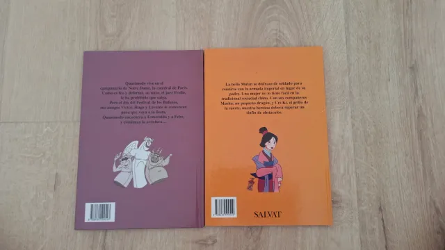 Lote 5 cuentos de Disney