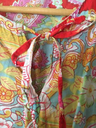 Camisa Verano Estampada Manga Francesa Talla L