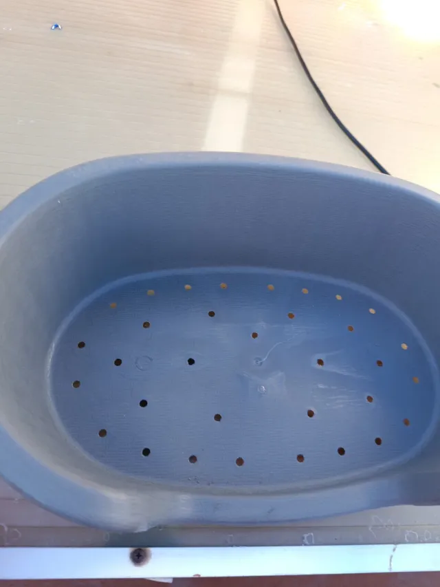 Cama para perro gris