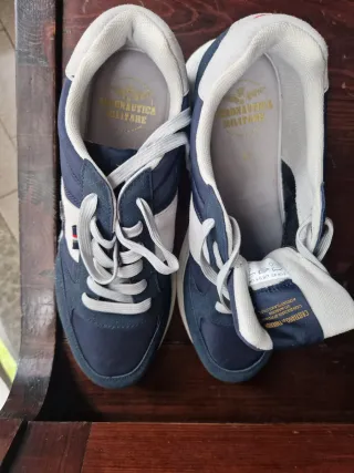 Scarpe Aeronautica Militare Blu/Bianche