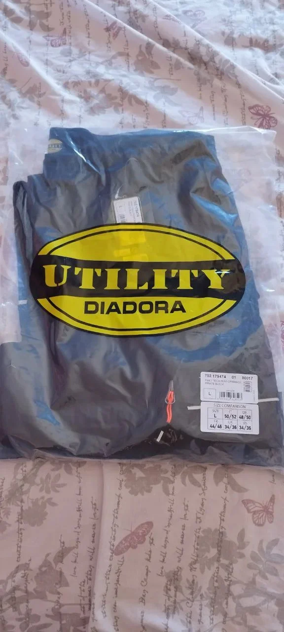 Pantalón Trabajo Utility Diadora Talla L Negro