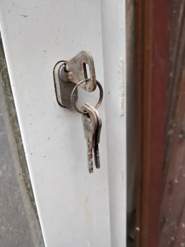 Puerta de aluminio con cristal