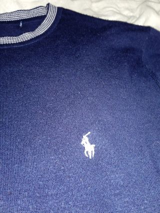 Polo Ralph Lauren maglia lana blu taglia M
