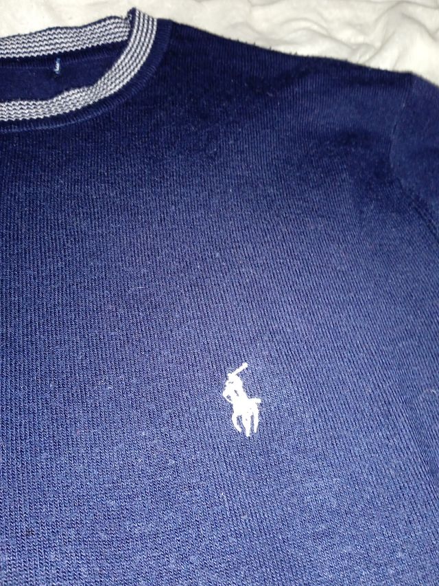 Polo Ralph Lauren maglia lana blu taglia M