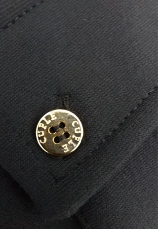 Vestido midi Cuplé azul marino Talla S