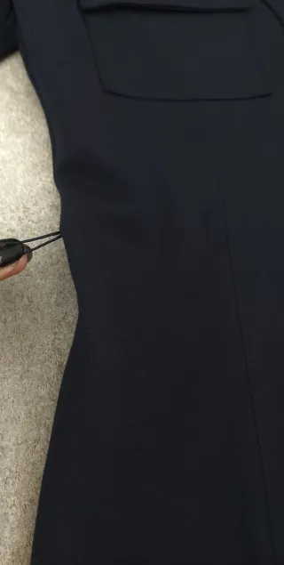 Vestido midi Cuplé azul marino Talla S