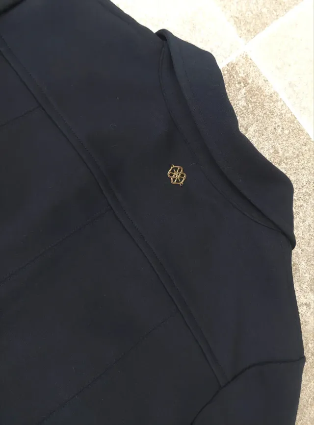 Vestido midi Cuplé azul marino  Talla L