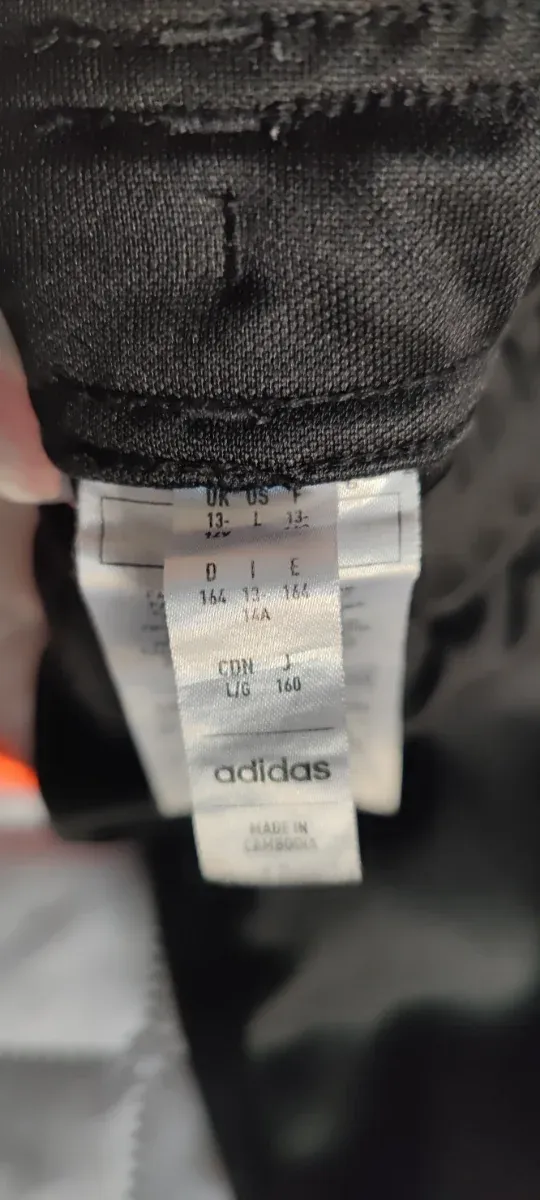 Chándal Adidas T13-14 Negro/Naranja