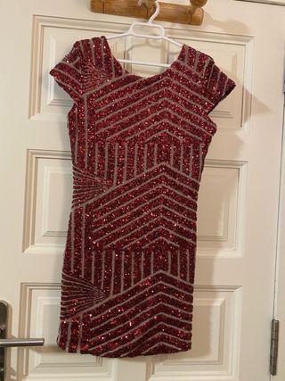 Vestido de fiesta con lentejuelas