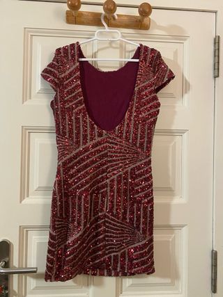 Vestido de fiesta con lentejuelas