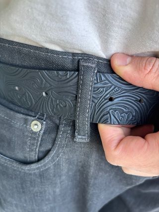 Y2K Chrome Hearts BB Simon Gothic Belt Streetwear