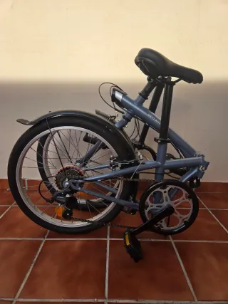 Bicicleta plegable Oxylane 20 pulgadas 6V Tilt 120