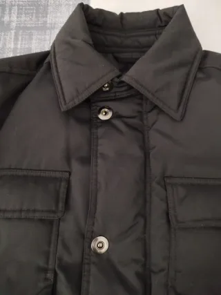 Piumino nero Stefanel uomo 80% piumino 20% piuma