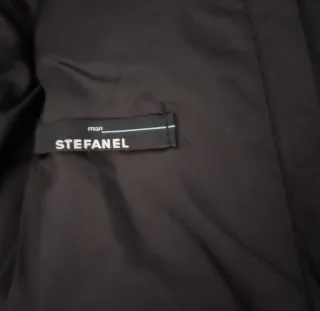 Piumino nero Stefanel uomo 80% piumino 20% piuma