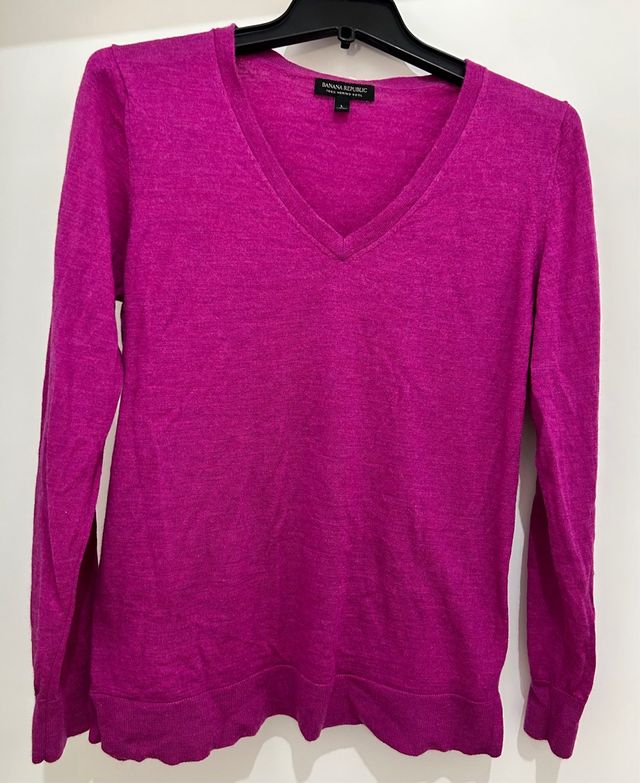 Suéter Banana Republic Lana Merino Talla L