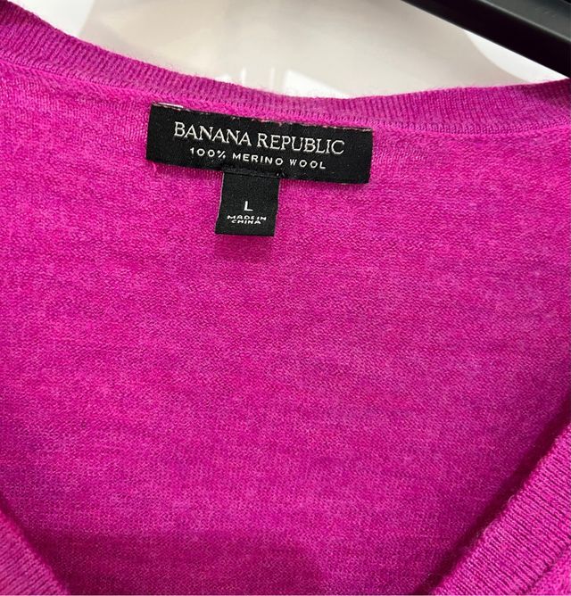 Suéter Banana Republic Lana Merino Talla L