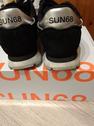 Sun68 Scarpe Donna Nere Argento Tg 38