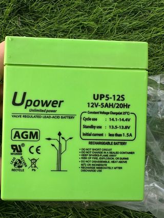 Batería UPower 12V 5AH