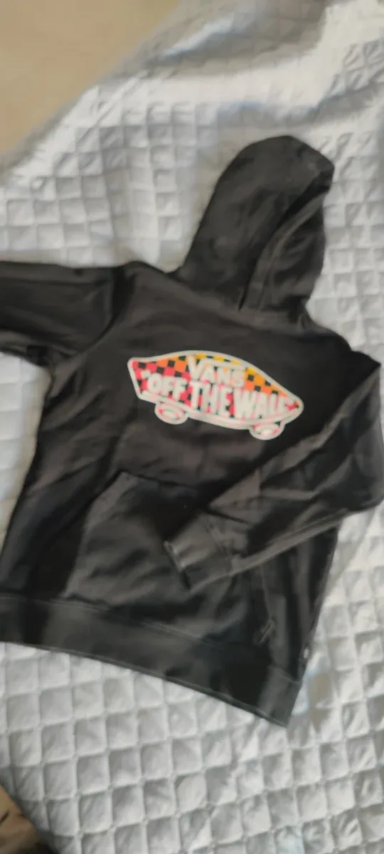 Sudadera Vans niño negra