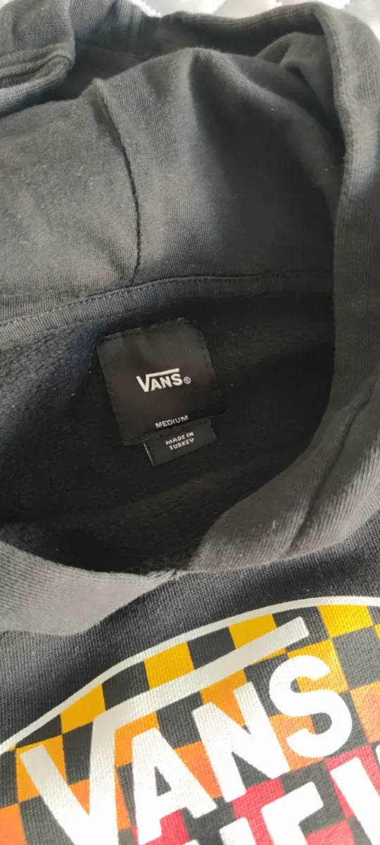 Sudadera Vans niño negra