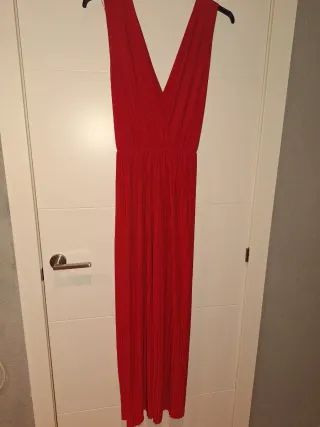 Mono largo rojo talla única