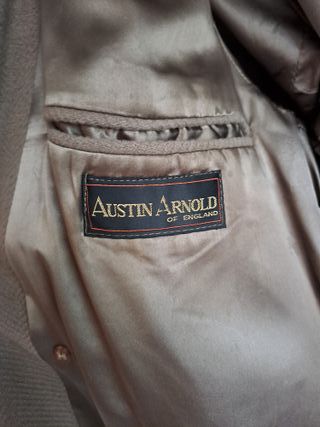 Abrigo largo caballero Austin Arnold marrón