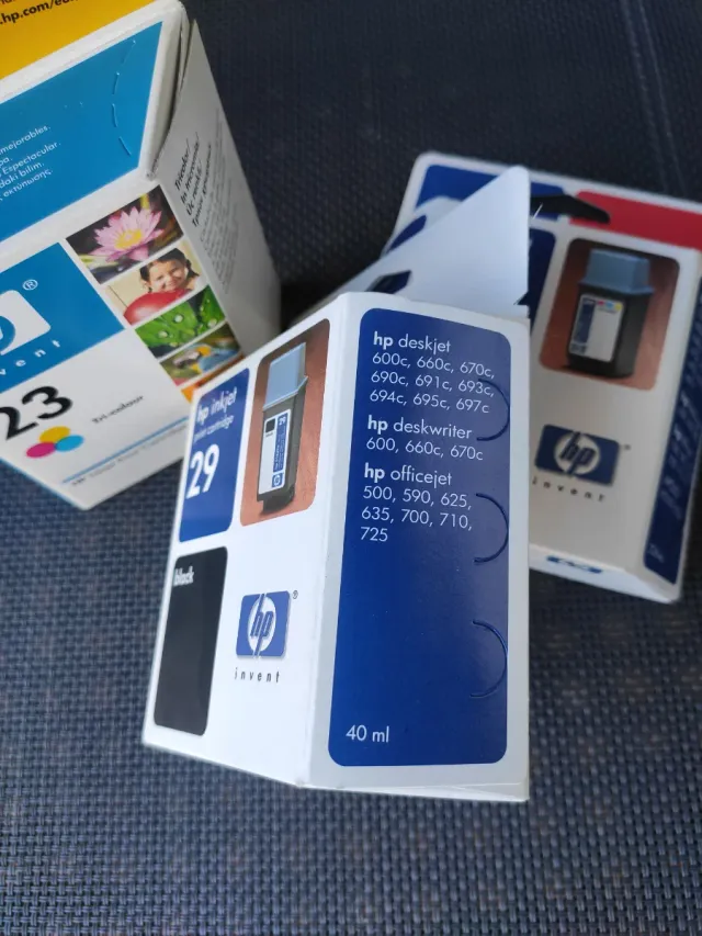 Cartuchos de tinta HP 23, 29 y 49   _ORIGINALES_