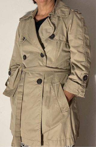 Gabardina Benetton Beige