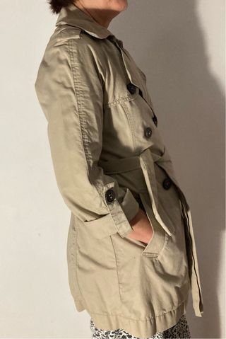 Gabardina Benetton Beige