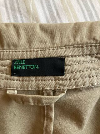 Gabardina Benetton Beige