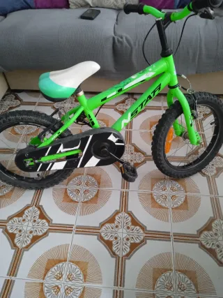 Bicicleta Infantil Verde STAR