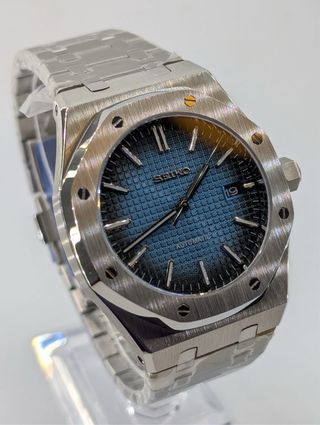 Reloj Seiko Mod tipo Royal OAK Azul