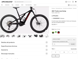 Bicicleta Eléctrica Specialized Turbo Levo